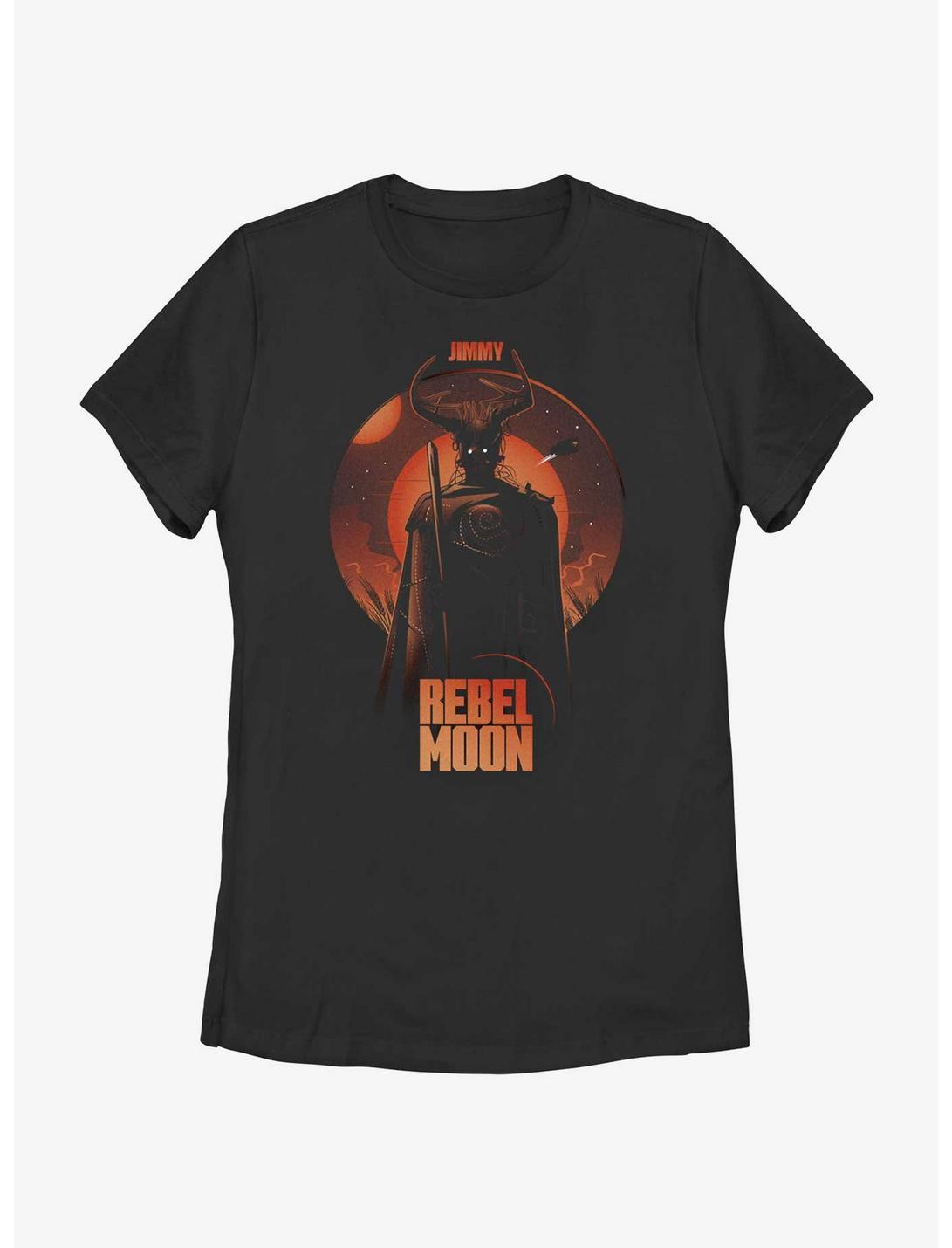 Rebel Moon Jimmy Shadows Womens T-Shirt, BLACK, hi-res
