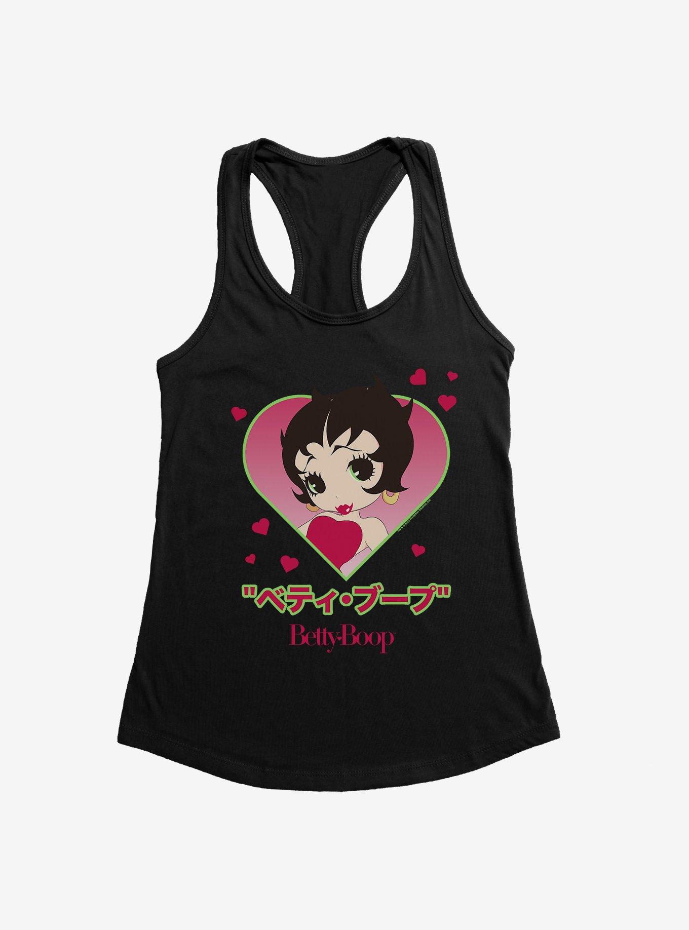 Betty Boop Heart Portrait Womens Tank Top, , hi-res