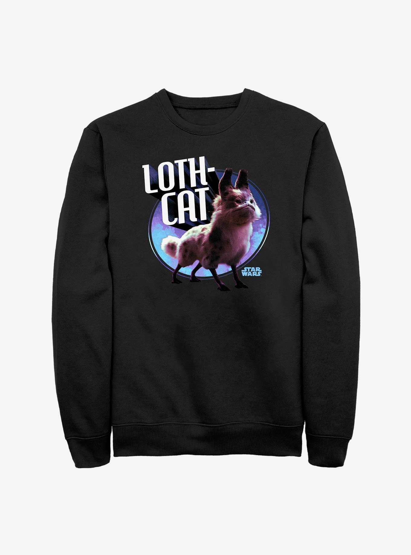 Star Wars Ahsoka Loth-Cat Sweatshirt BoxLunch Web Exclusive, , hi-res