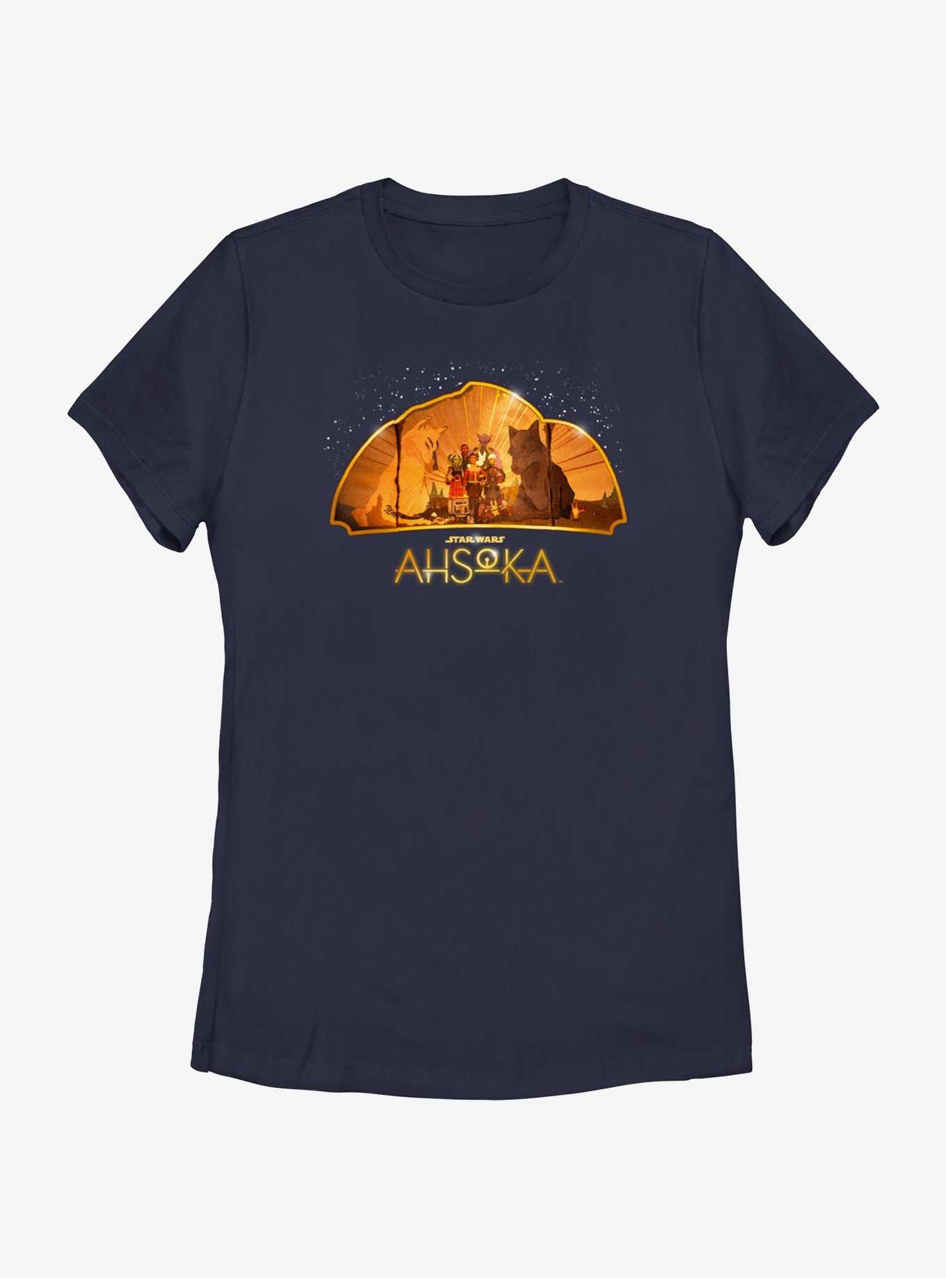 Star Wars Ahsoka Mural Womens T-Shirt, , hi-res