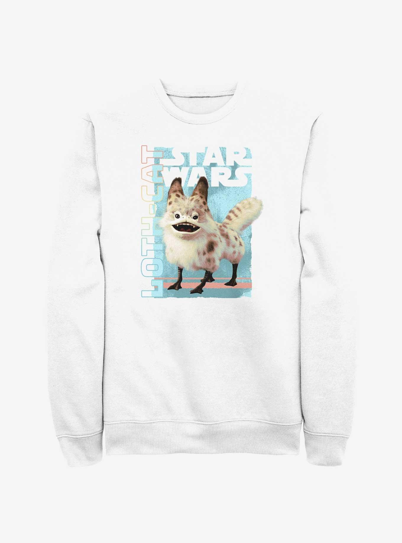 Star Wars Ahsoka Loth-Cat Portrait Sweatshirt, WHITE, hi-res