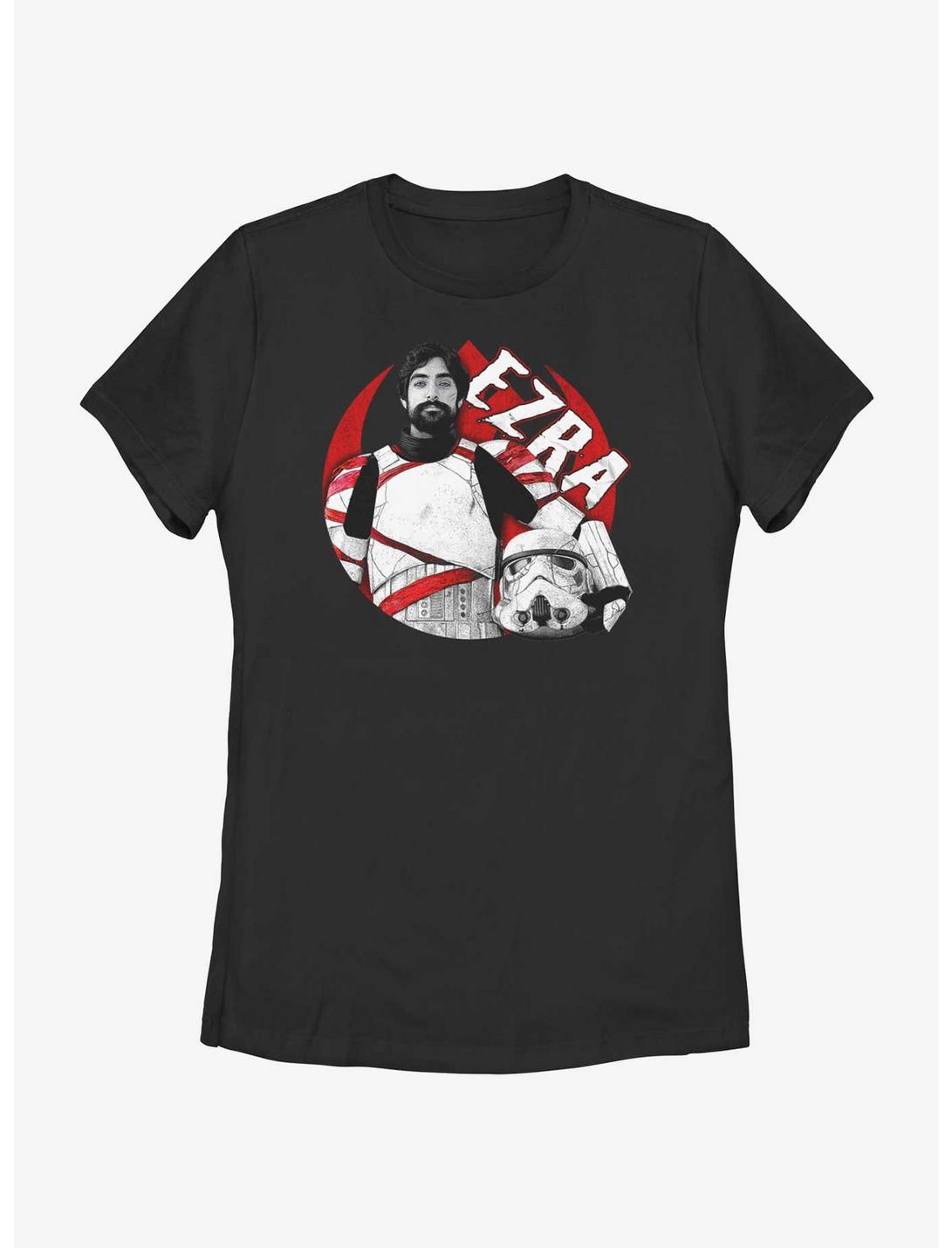 Star Wars Ahsoka Ezra Trooper Womens T-Shirt, BLACK, hi-res