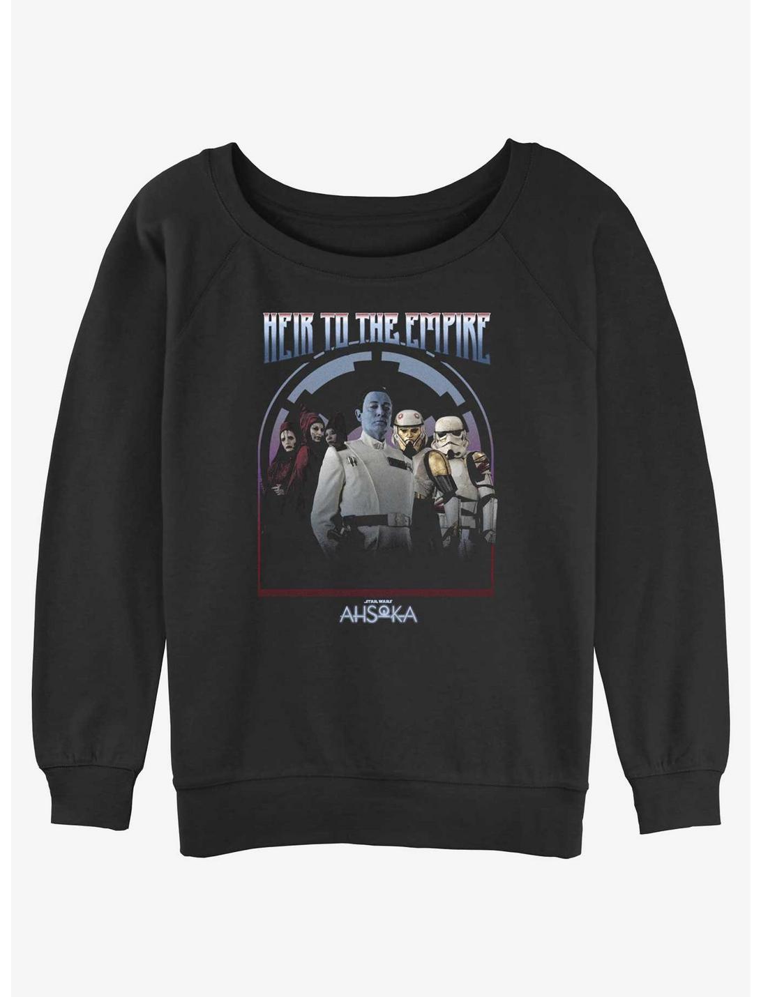 Star Wars Ahsoka Grand Admiral Thrawn Heir To The Empire Womens Slouchy Sweatshirt, BLACK, hi-res