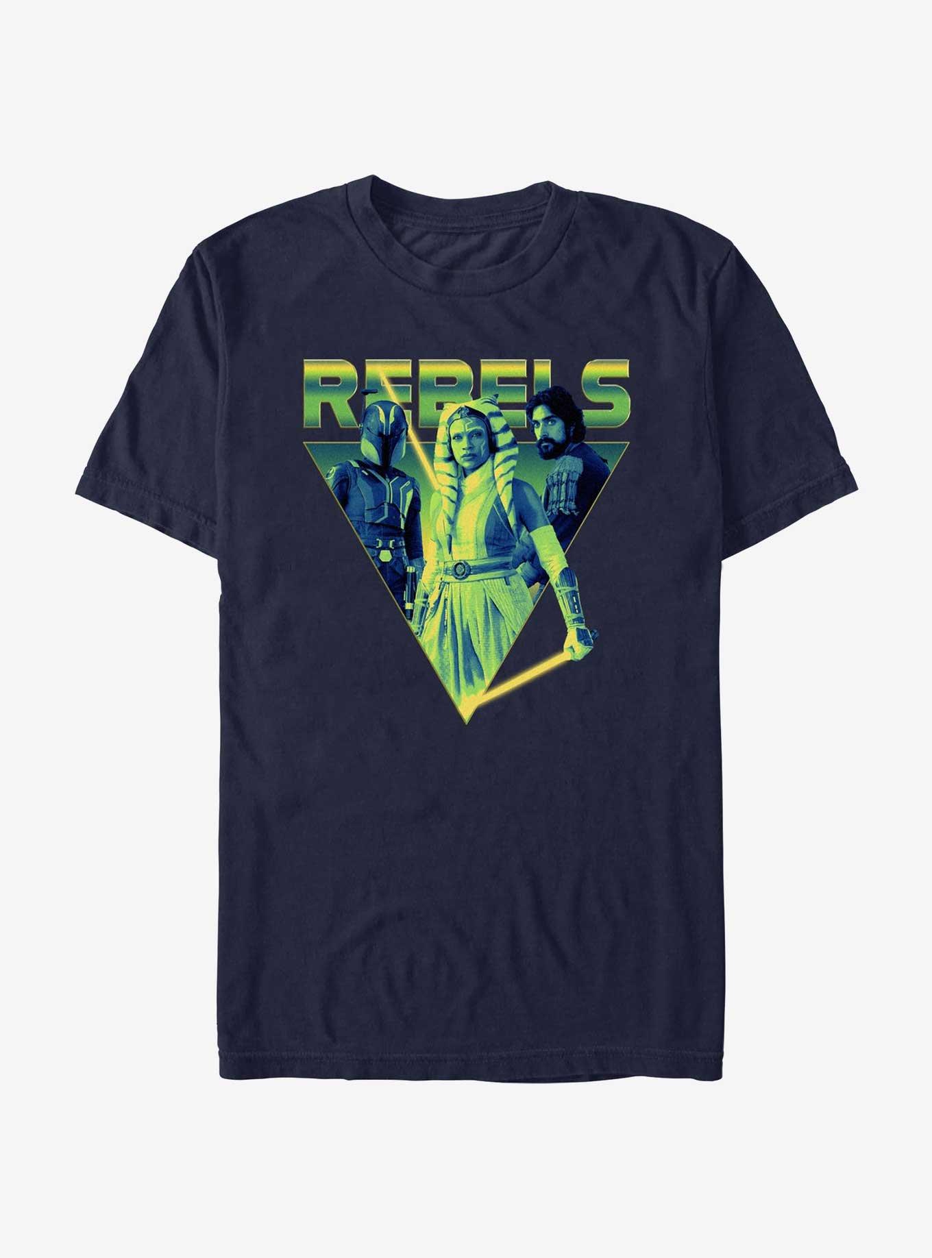 Star Wars Ahsoka Rebels Sabine Ahsoka Ezra T-Shirt, NAVY, hi-res