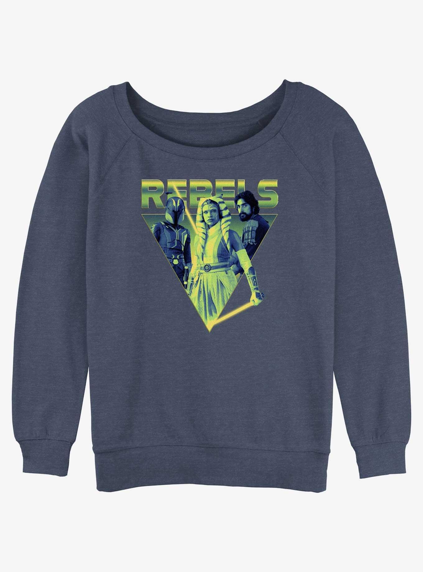 Star Wars Ahsoka Rebels Sabine Ahsoka Ezra Womens Slouchy Sweatshirt