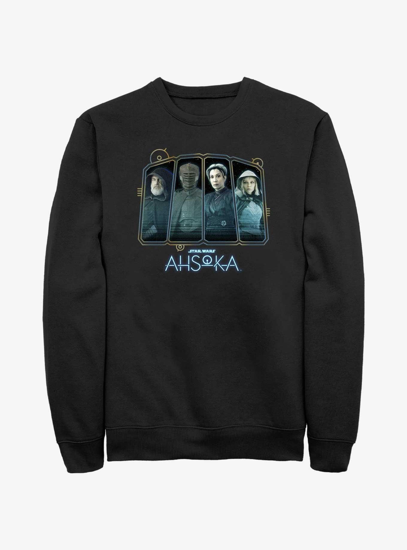 Star Wars Ahsoka Villain Panels Sweatshirt, BLACK, hi-res