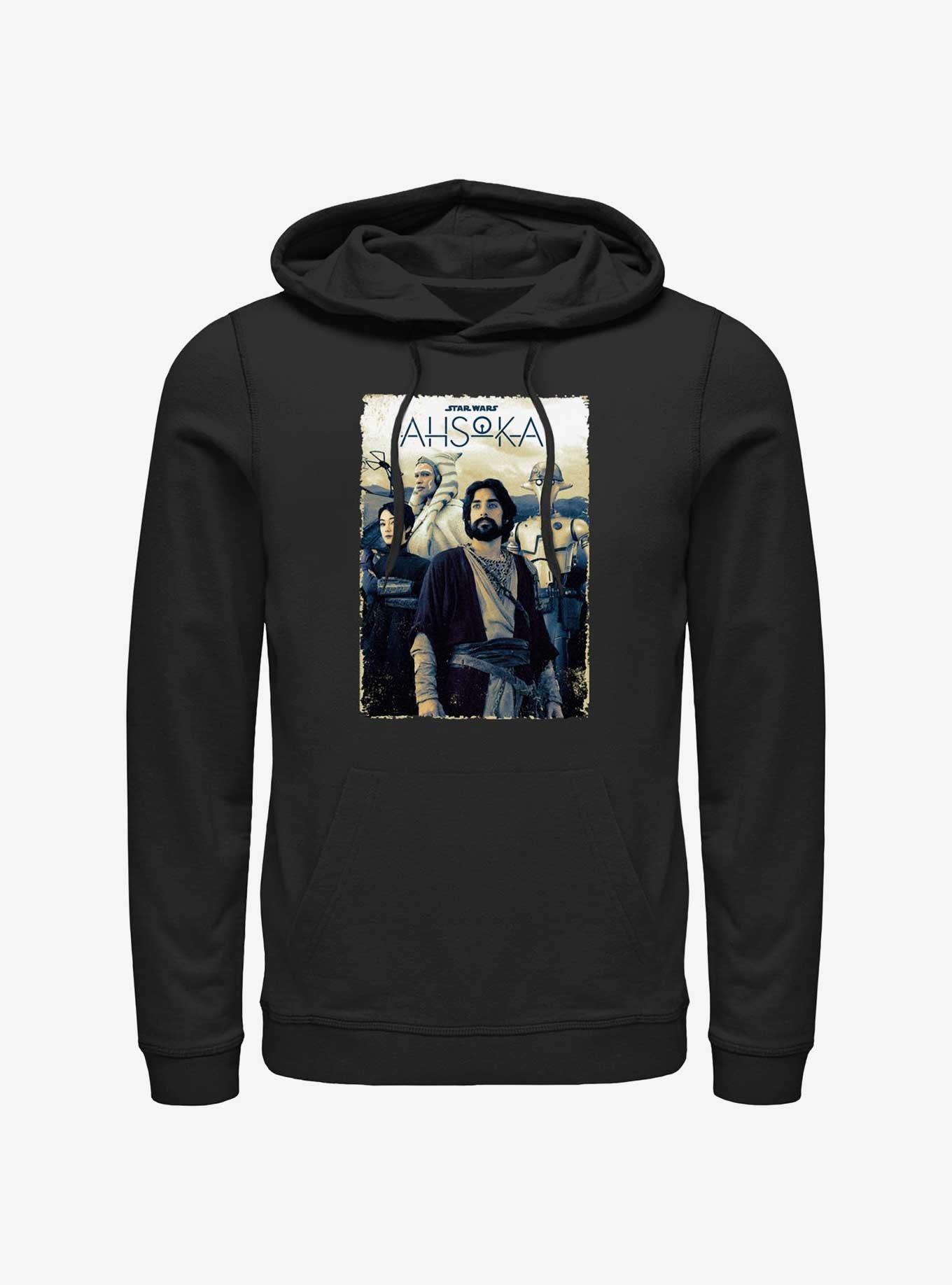 Star Wars Ahsoka Sabine Wren Ahsoka Ezra and Huyang Rebels Poster Hoodie