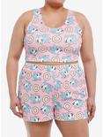 Sonic The Hedgehog Sonic & Rings Girls Lounge Set Plus Size, BLUE, hi-res