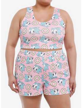 Sonic The Hedgehog Sonic & Rings Girls Lounge Set Plus Size, , hi-res