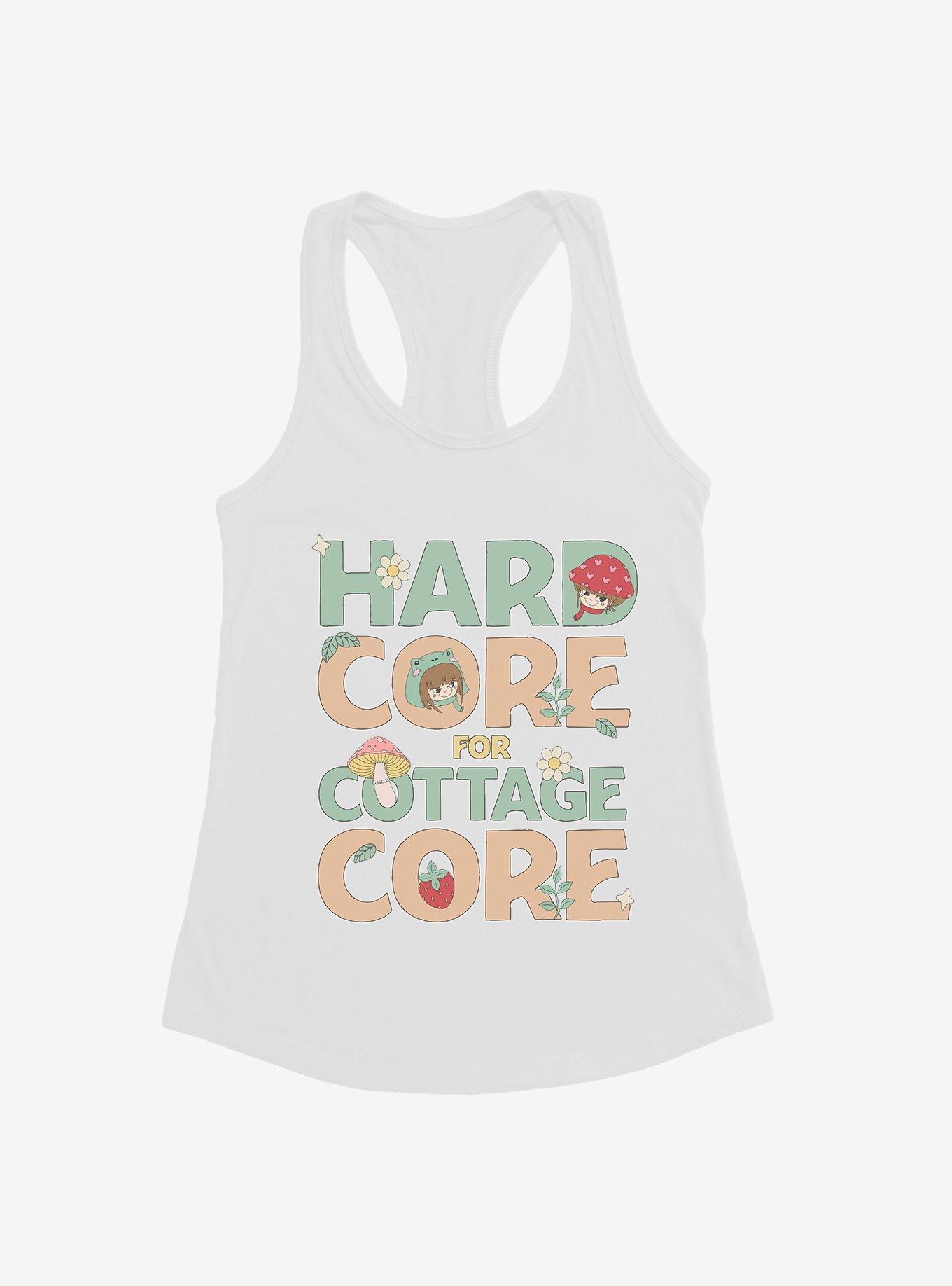Hard Core For Cottage Core Girls Tank