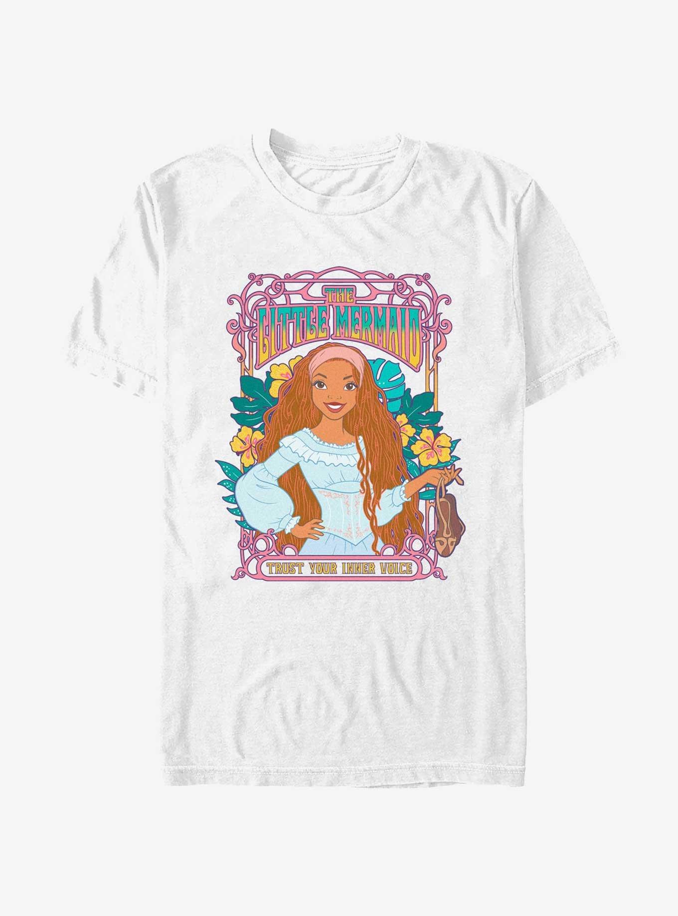 Disney The Little Mermaid Ariel Trust Your Inner Voice T-Shirt, WHITE, hi-res
