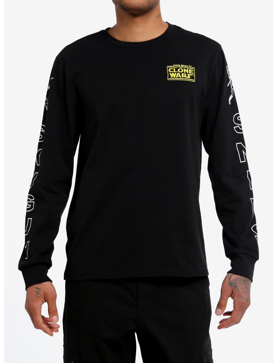 Our Universe Star Wars: The Clone Wars Skyguy & Snips Long-Sleeve T-Shirt Our Universe Exclusive, MULTI, hi-res
