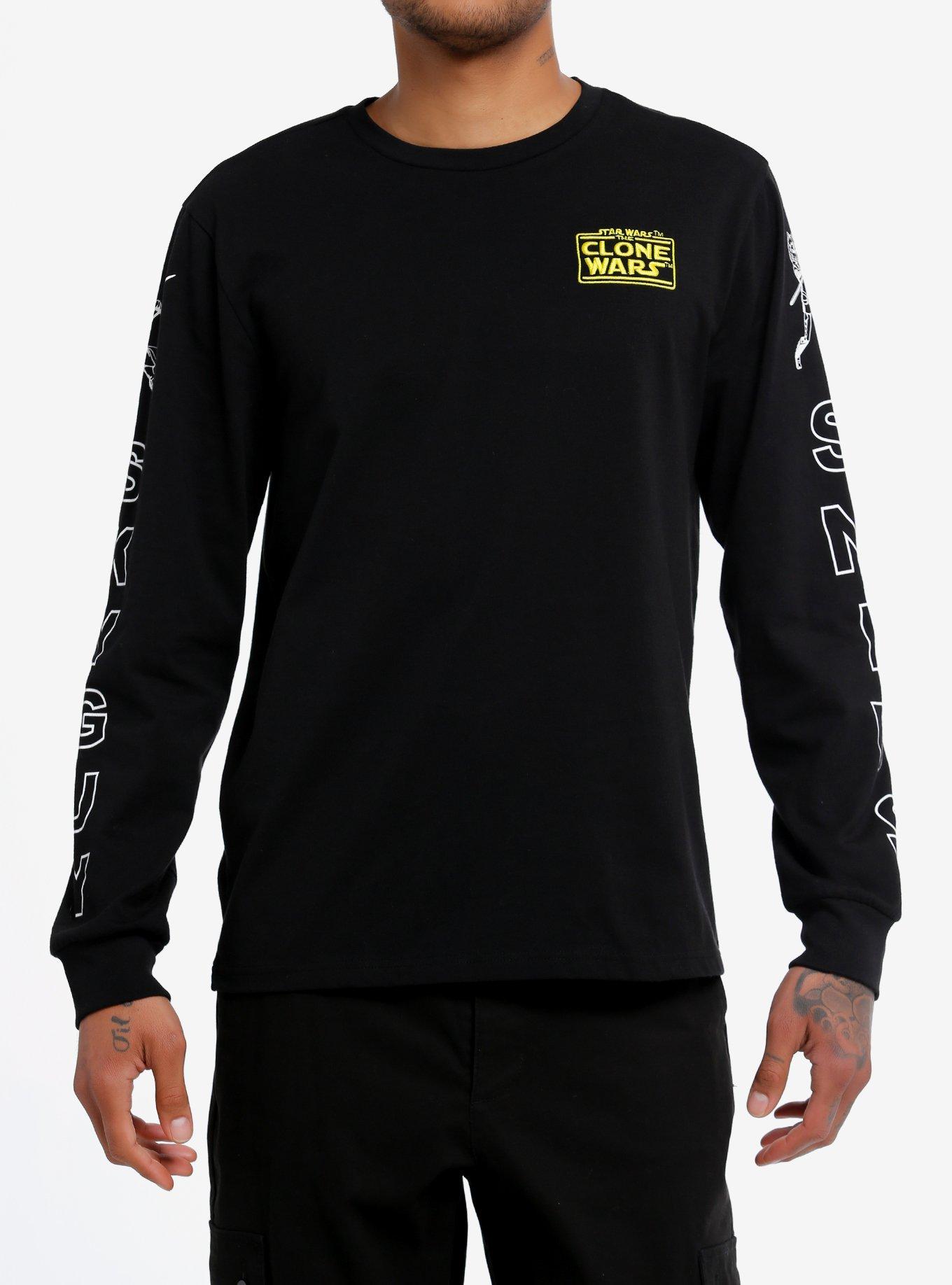 Our Universe Star Wars: The Clone Wars Skyguy & Snips Long-Sleeve T-Shirt Our Universe Exclusive, MULTI, hi-res