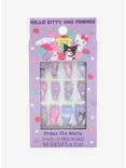 Sanrio Hello Kitty and Friends Pink and Purple Press On Nails — BoxLunch Exclusive, , hi-res