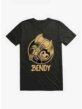 Bendy And The Ink Machine Axe Bendy Smile T-Shirt, , hi-res