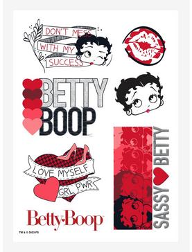 Betty Boop Love Myself Kiss-Cut Sticker Sheet, , hi-res
