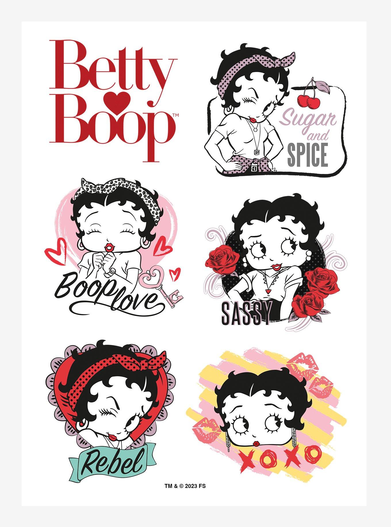 Betty boop deals stickers