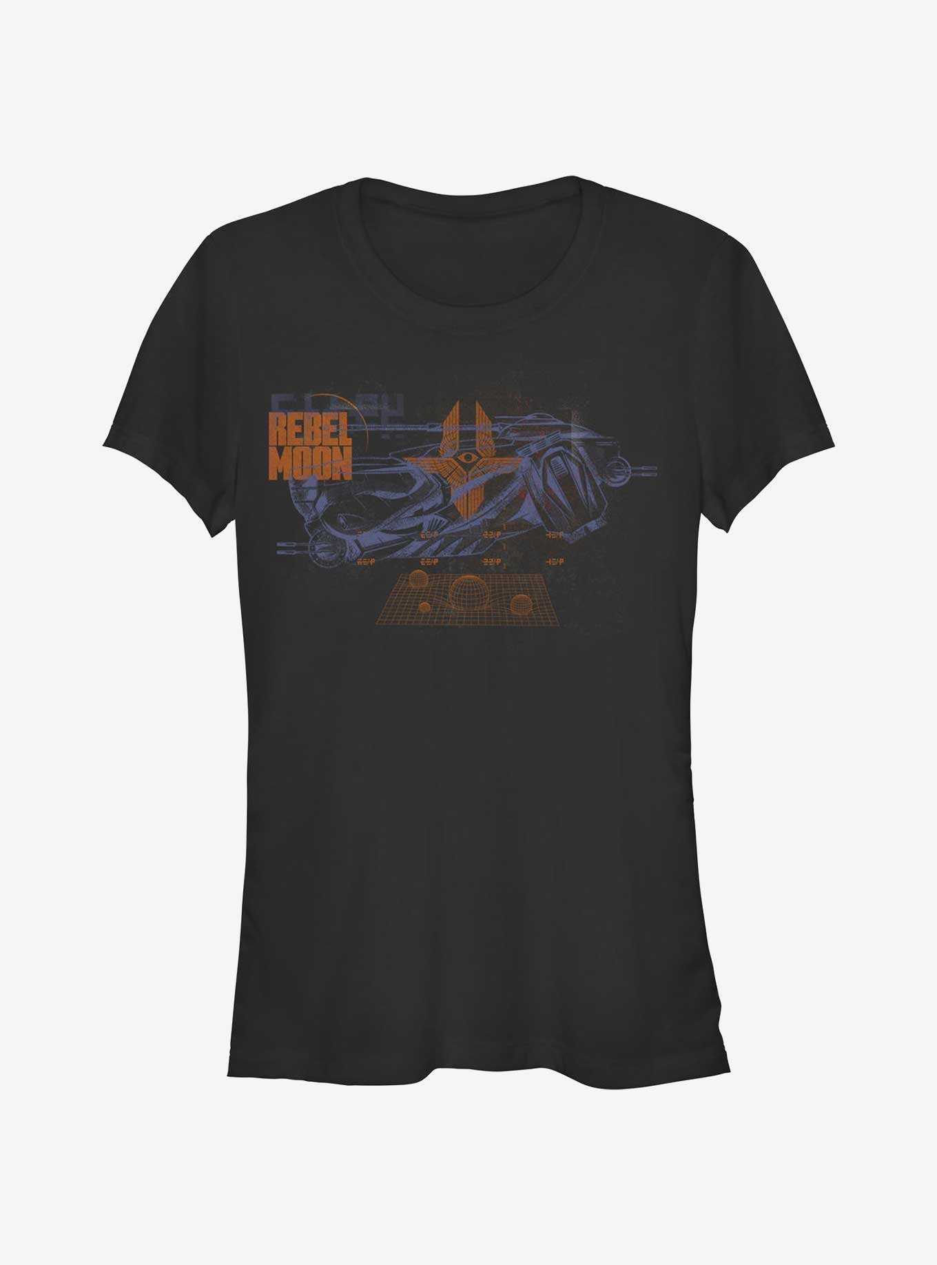 Rebel Moon Imperium Fighter Diagram Girls T-Shirt, , hi-res
