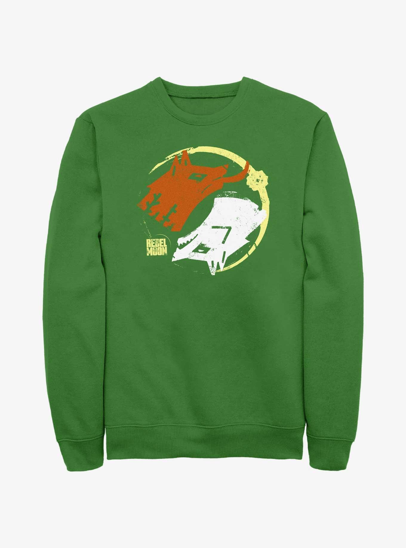 Rebel Moon Dual Wolves Sweatshirt