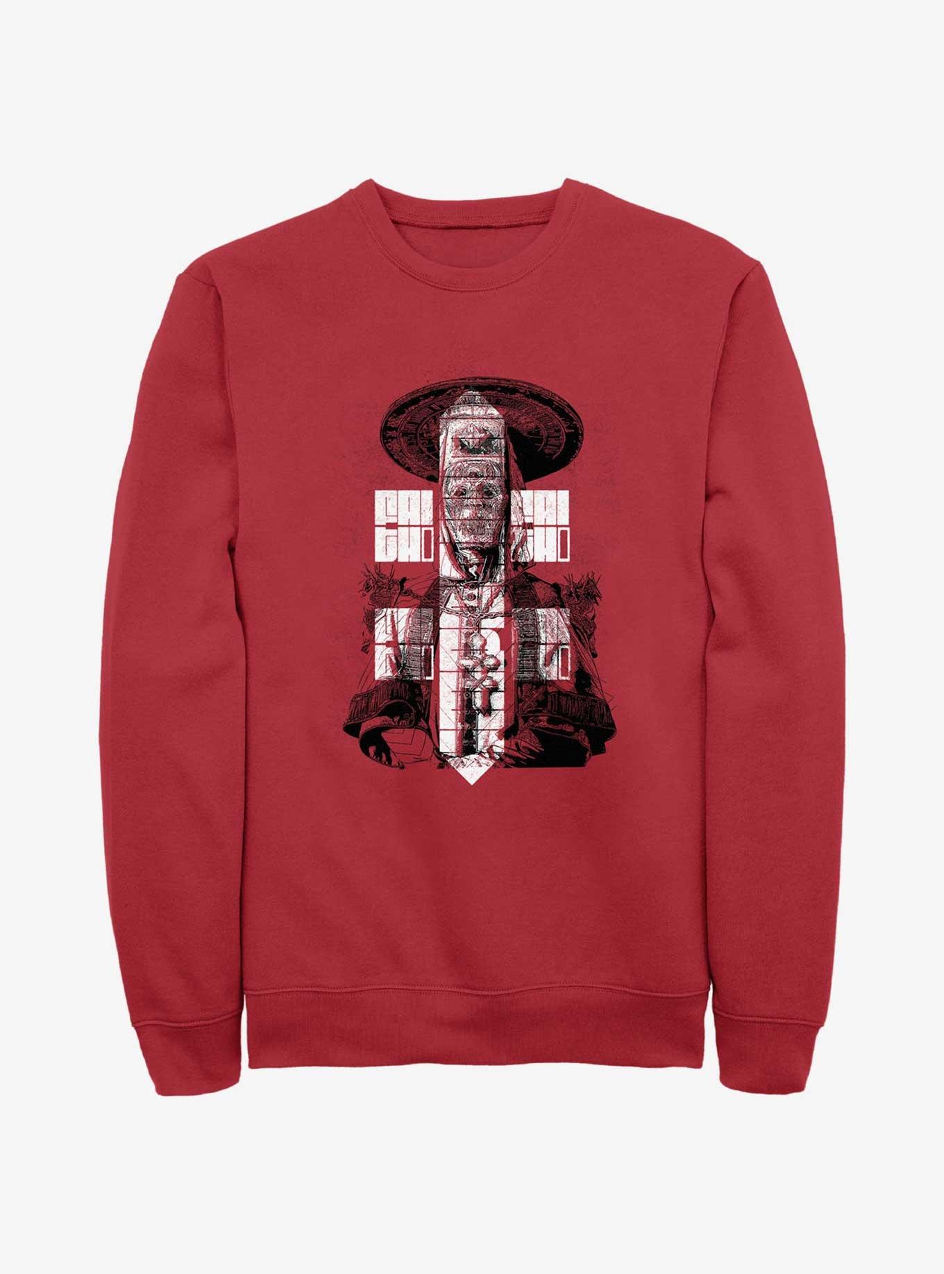 Rebel Moon Priest Quote Sweatshirt, RED, hi-res