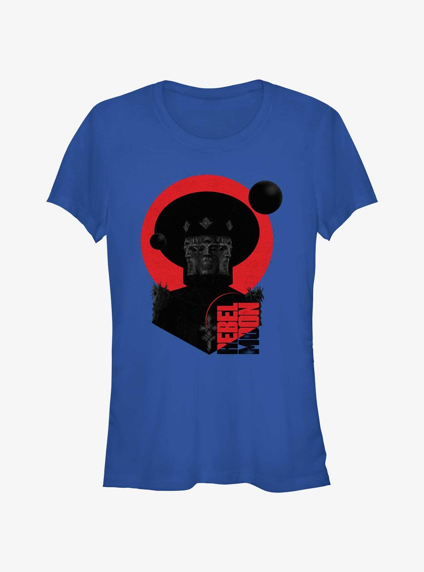 Rebel Moon Priest Faces Girls T-Shirt, ROYAL, hi-res