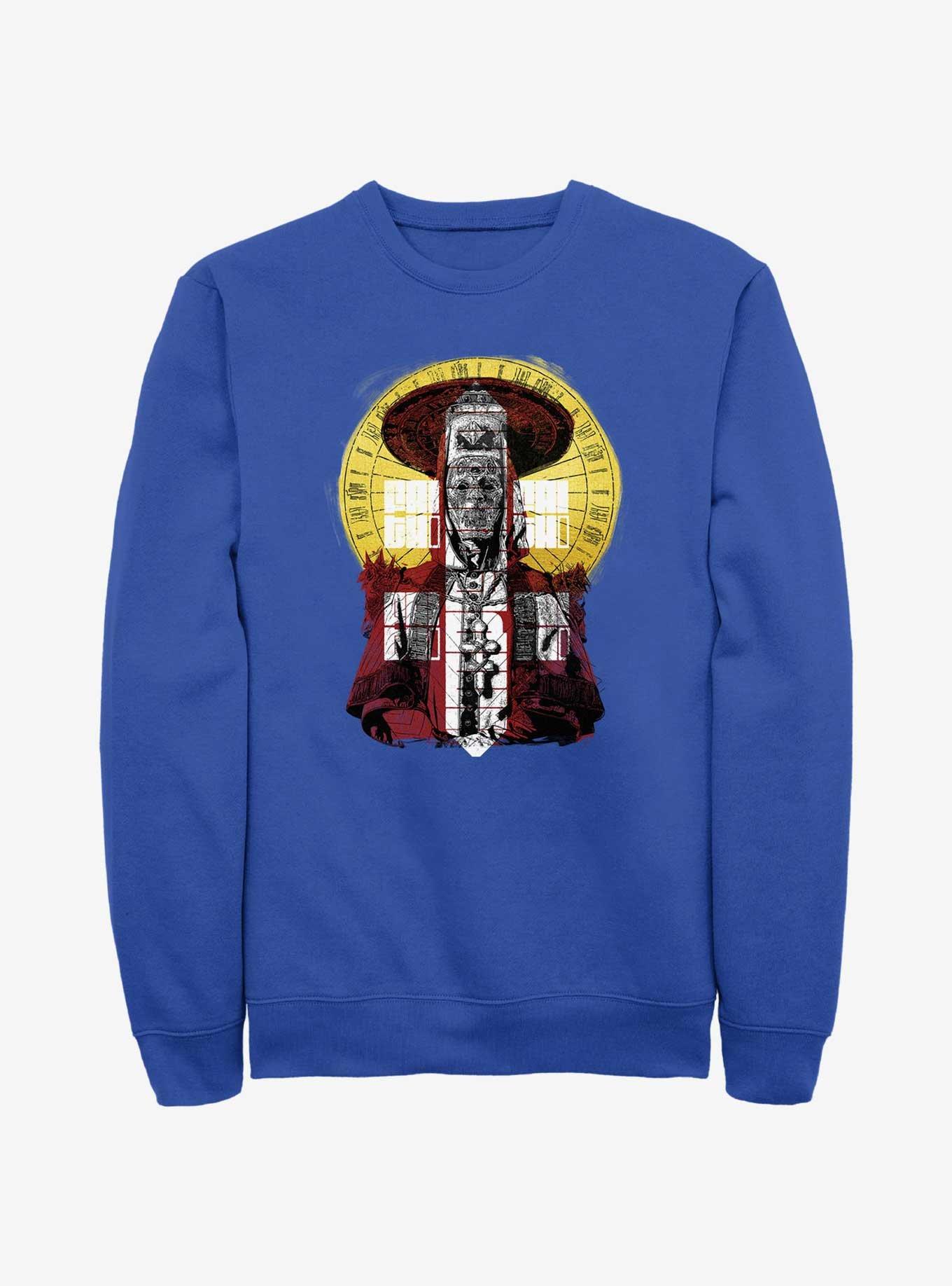 Rebel Moon Holy Priest Sweatshirt, ROYAL, hi-res