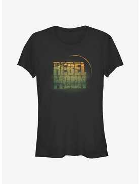 Rebel Moon Faded Logo Girls T-Shirt, , hi-res