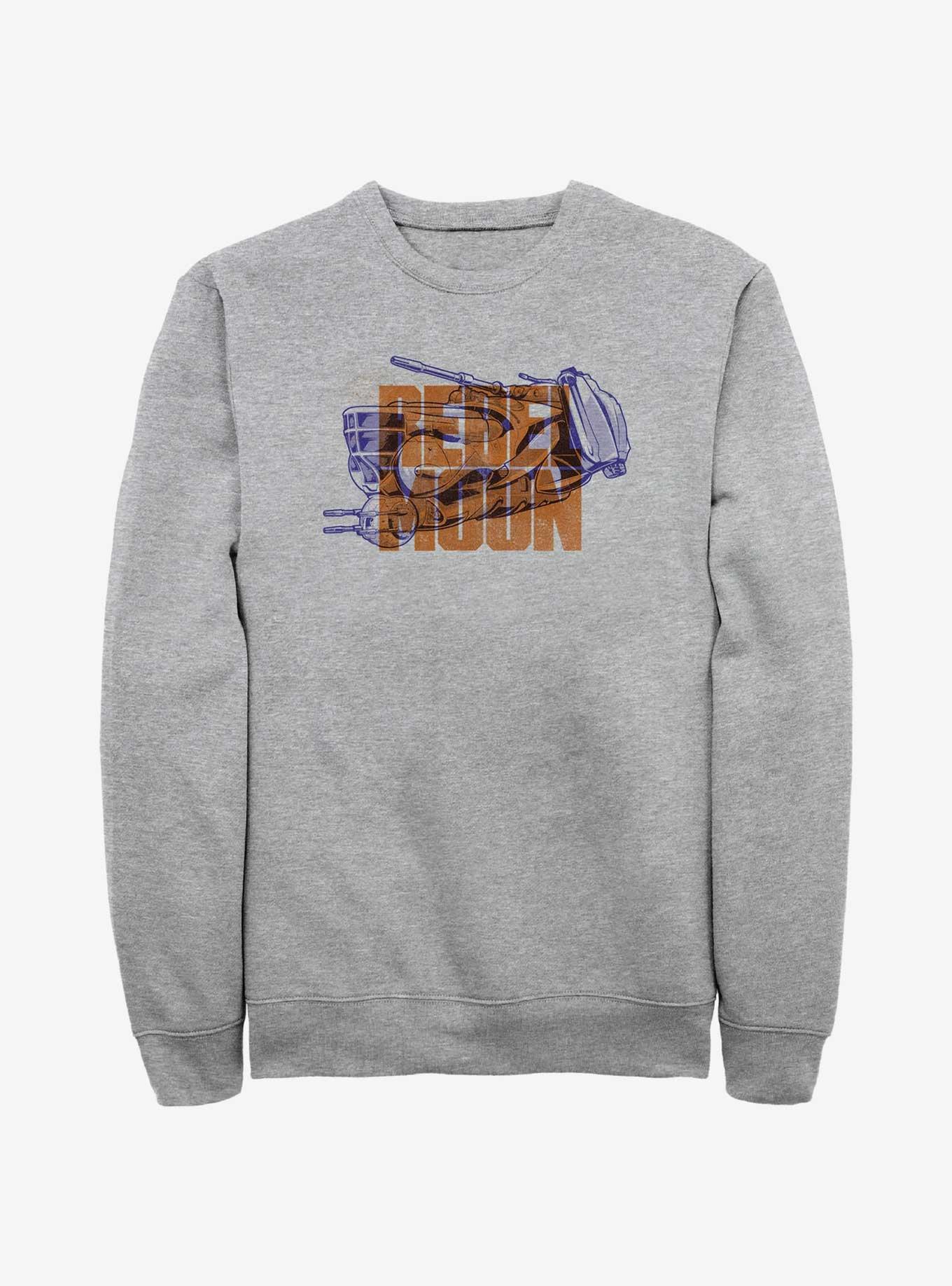 Rebel Moon Graphic Sweatshirt, ATH HTR, hi-res