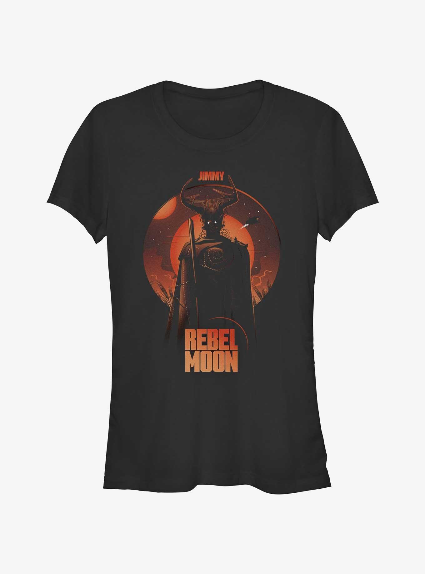 Rebel Moon Jimmy Shadows Girls T-Shirt, BLACK, hi-res