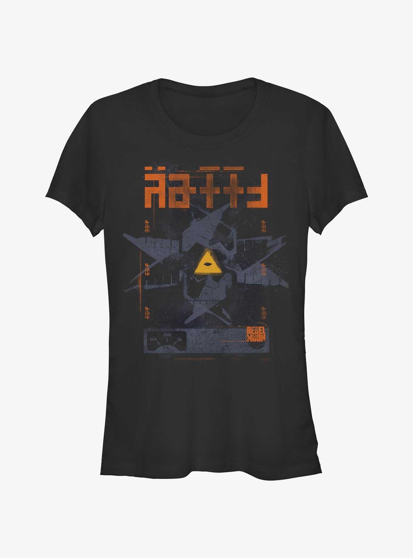 Rebel Moon Imperium Crest Girls T-Shirt, BLACK, hi-res