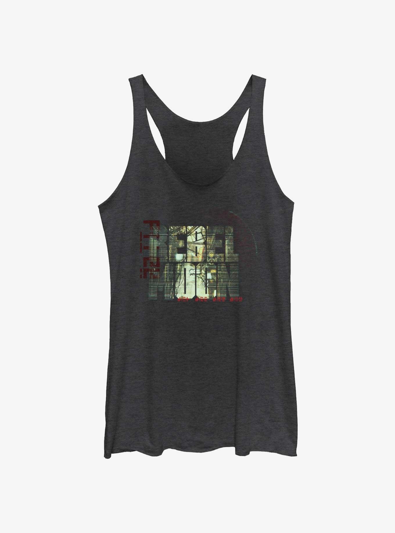Rebel Moon Urban Graphic Logo Womens Tank Top, , hi-res