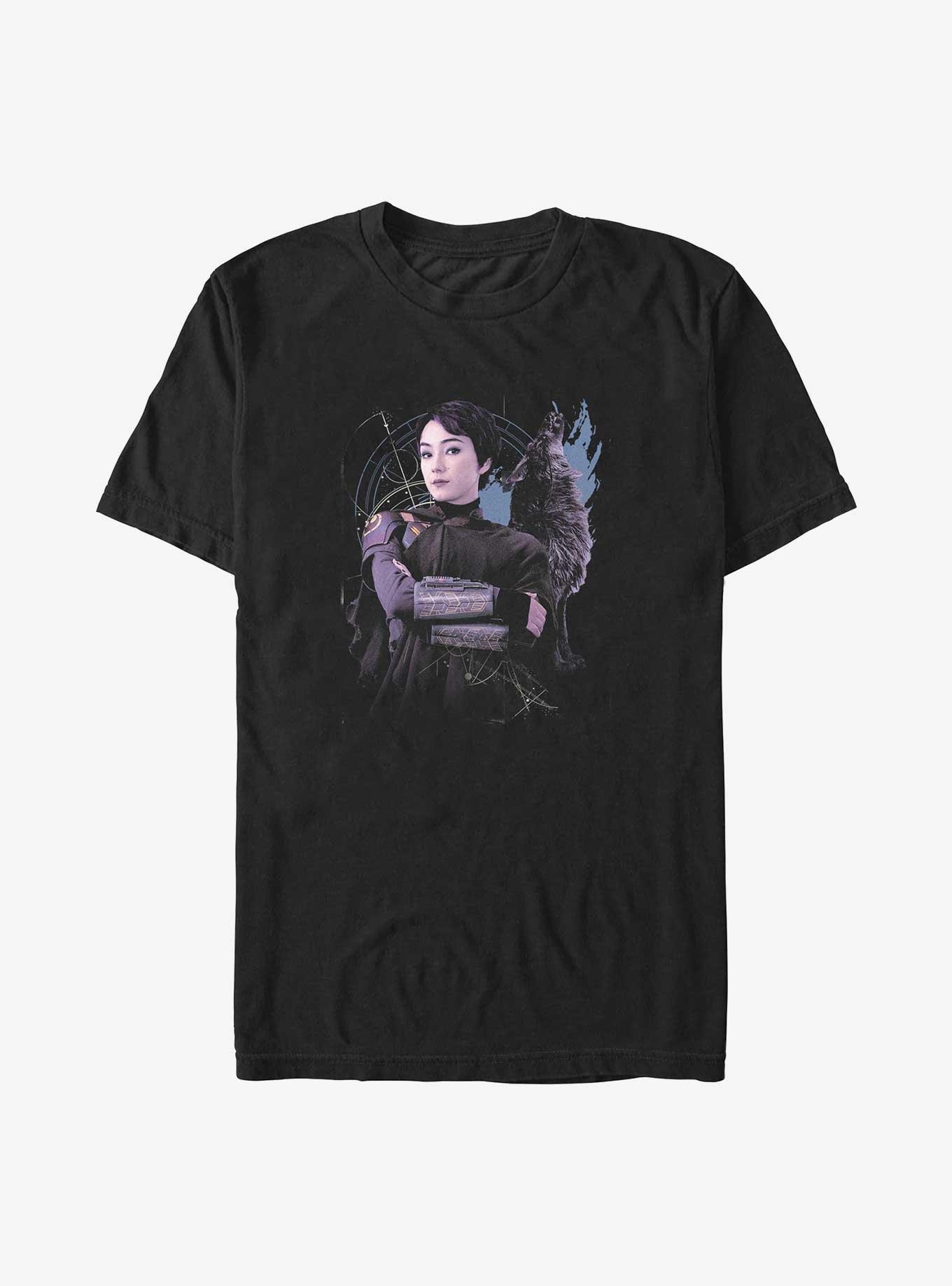 Star Wars Ahsoka Sabine Wren and Loth-Wolf Big & Tall T-Shirt, , hi-res