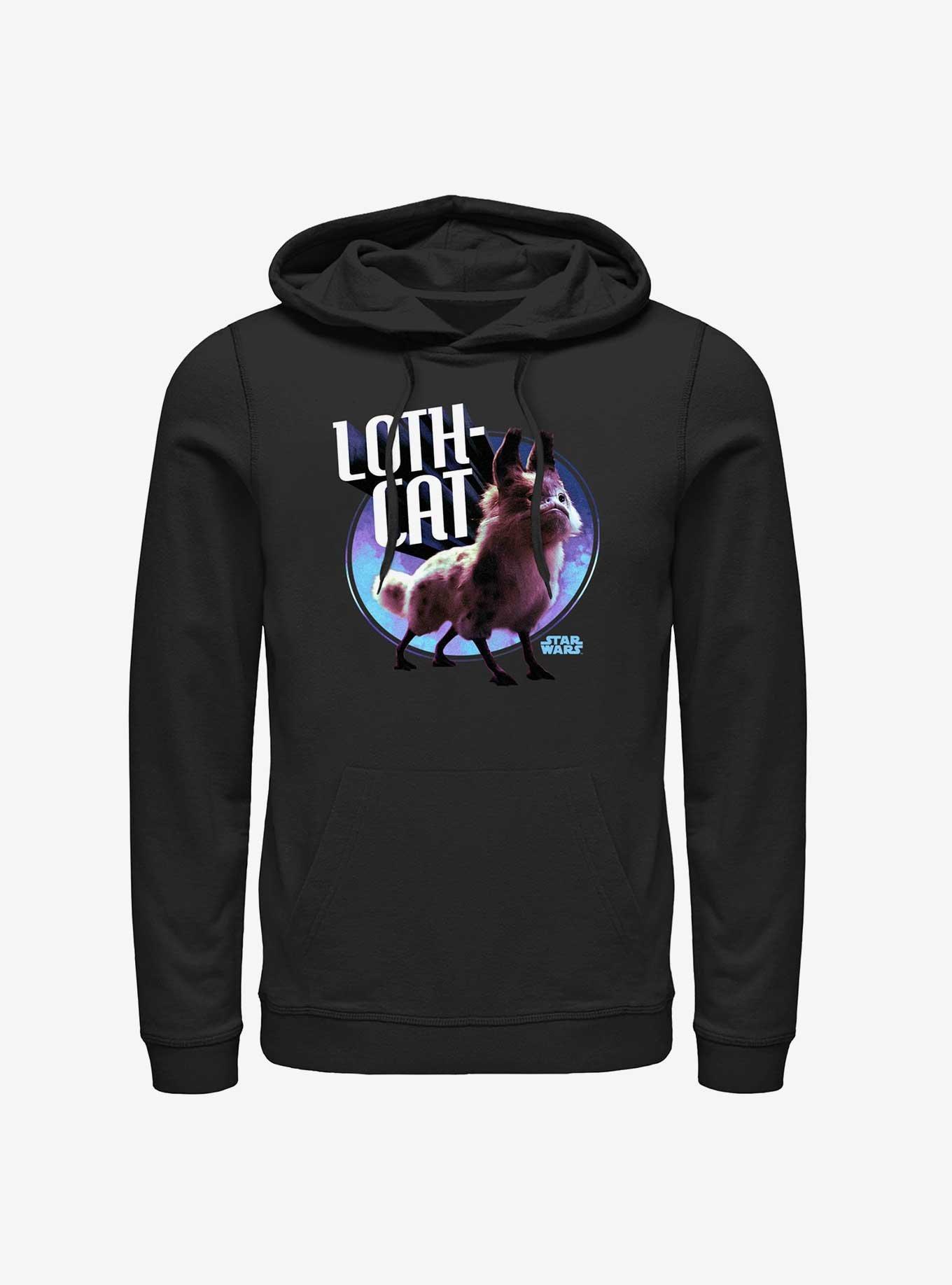 Star Wars Ahsoka Loth-Cat Hoodie Her Universe Web Exclusive, BLACK, hi-res