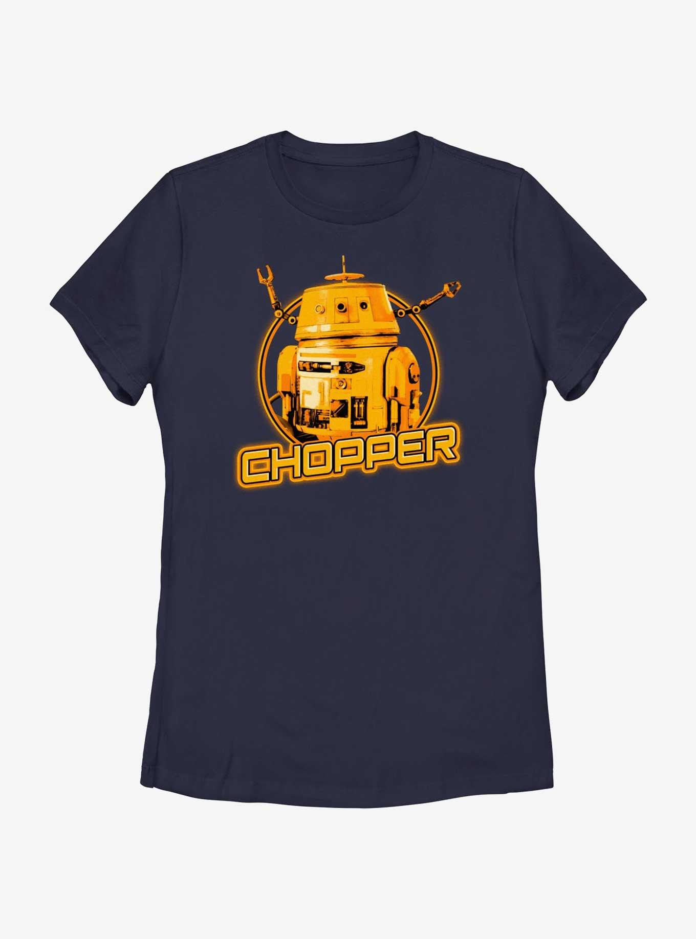CAPTAINS HELM　LEOPARD RAYON B.B. SHIRTS Star Wars Ahsoka Chopper Womens T-Shirt | Her Universe