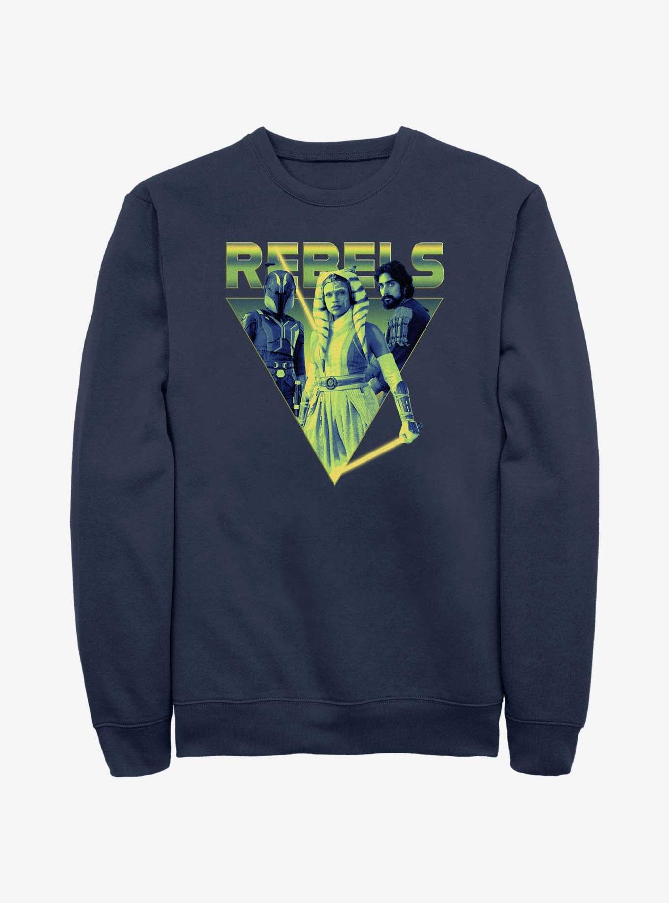 Star Wars Ahsoka Rebels Sabine Ahsoka Ezra Sweatshirt, NAVY, hi-res