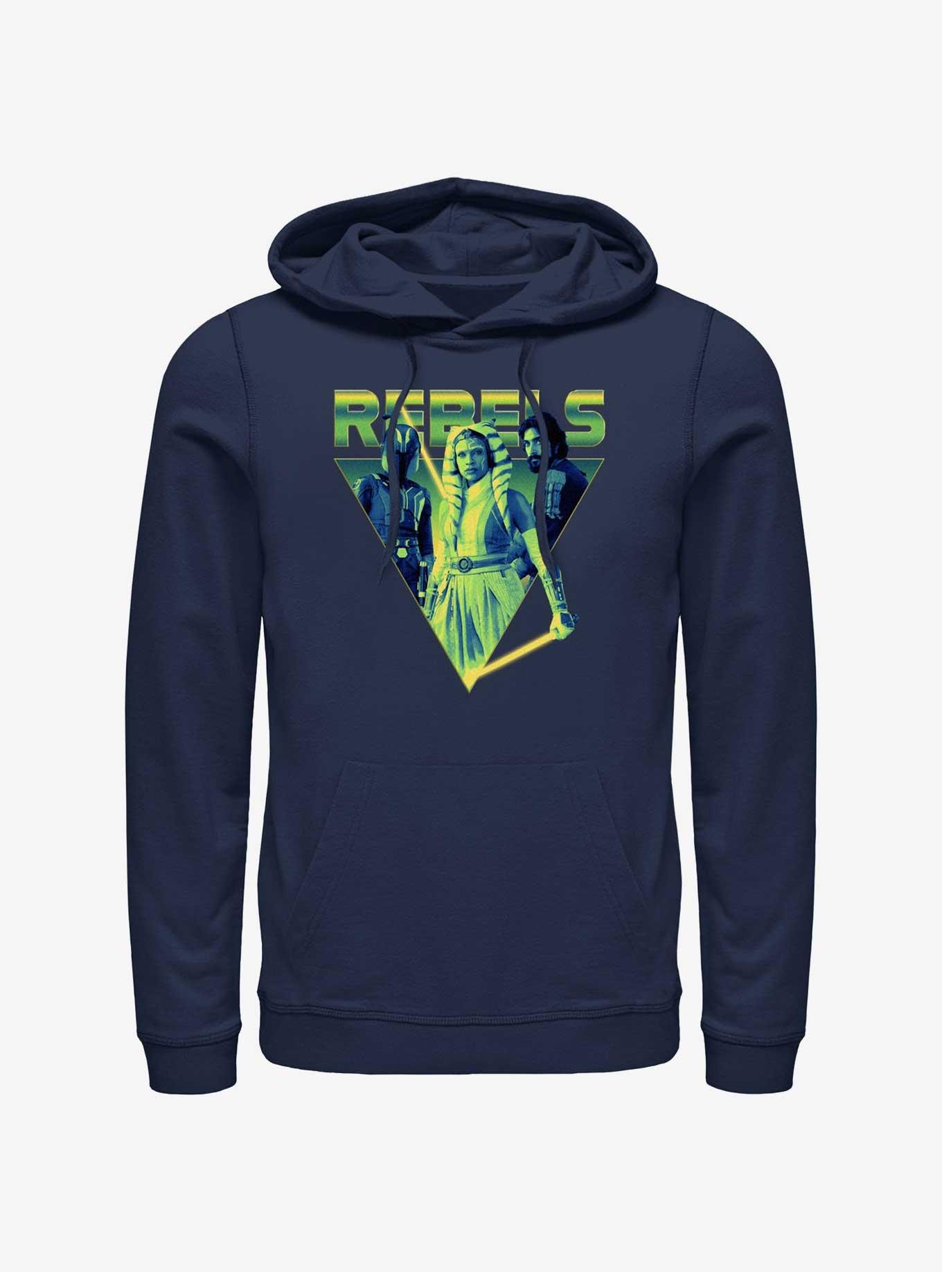 Star Wars Ahsoka Rebels Sabine Ahsoka Ezra Hoodie, NAVY, hi-res