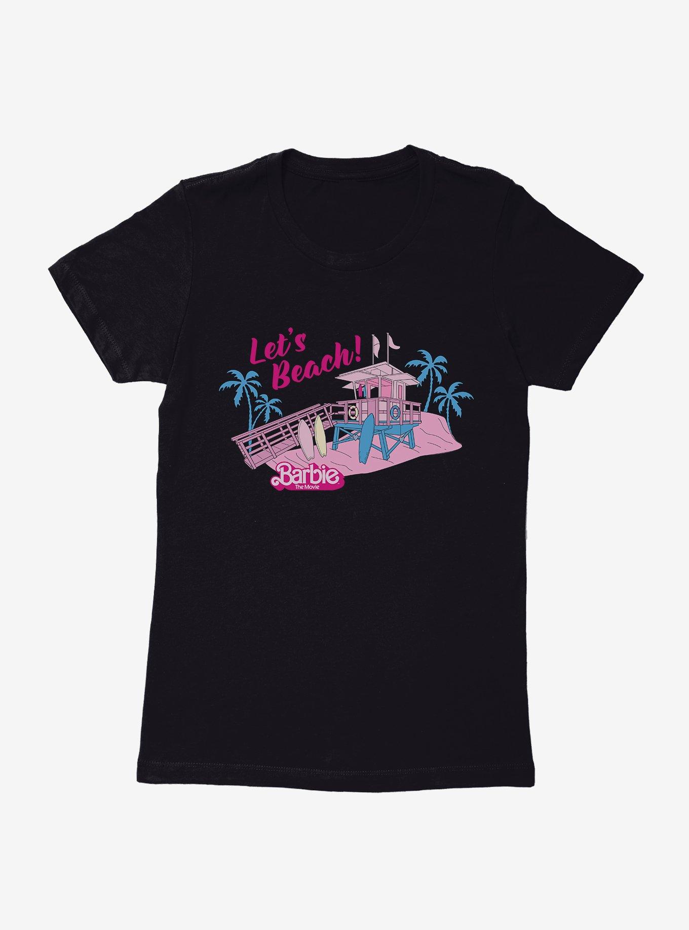 Barbie The Movie Lets Beach Womens T-Shirt, , hi-res