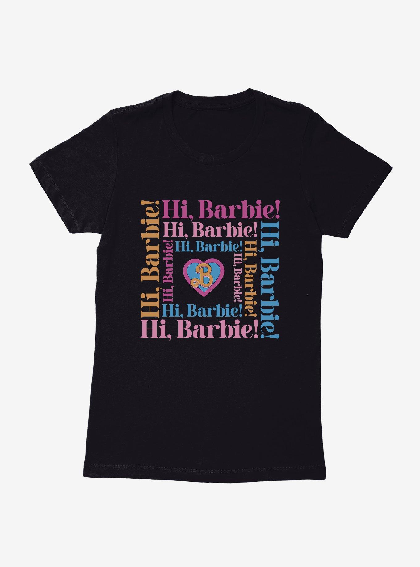 Barbie The Movie Hi Barbie Square Womens T-Shirt, , hi-res