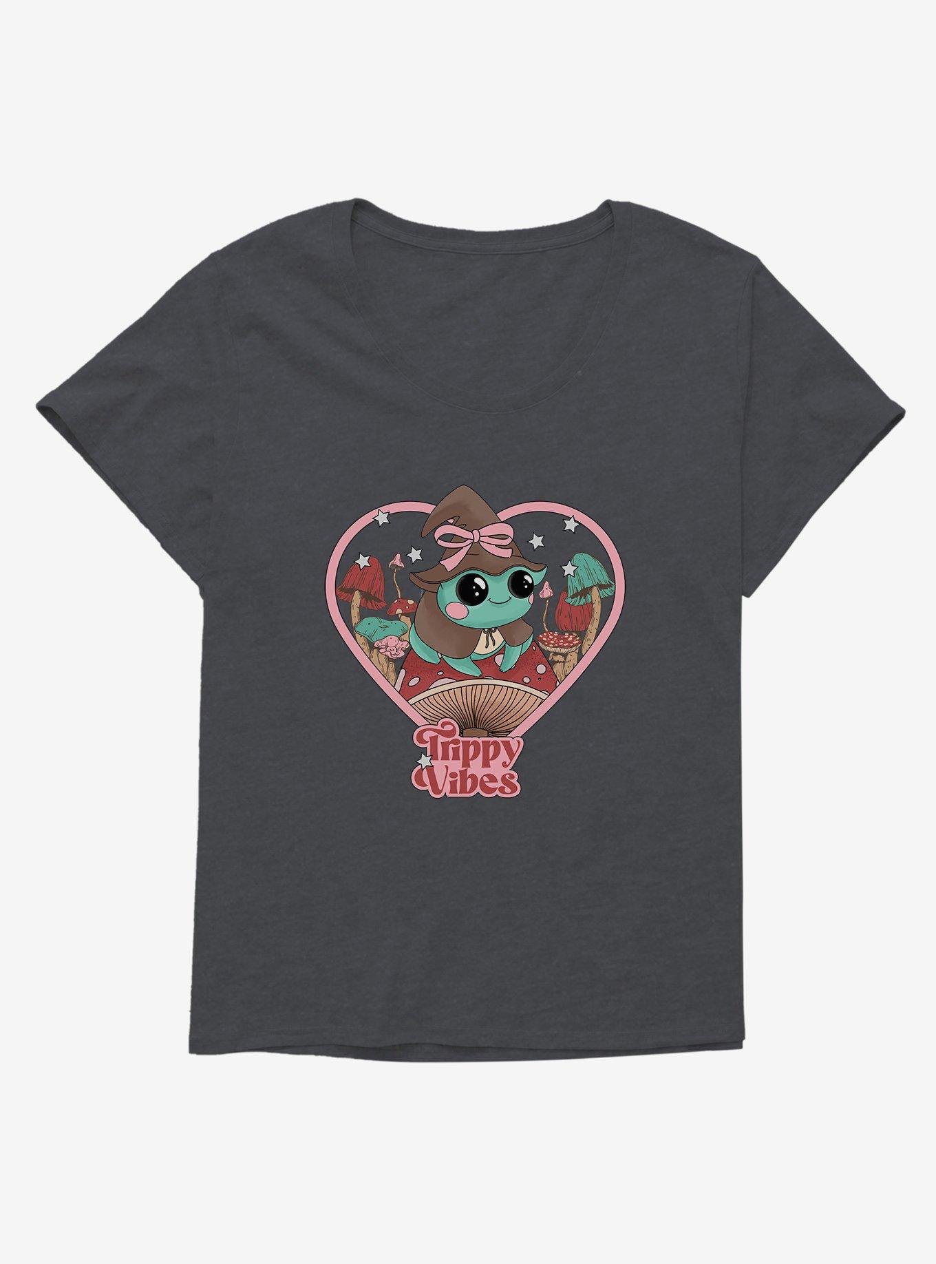 Trippy Vibes Toad Girls T-Shirt Plus Size, , hi-res