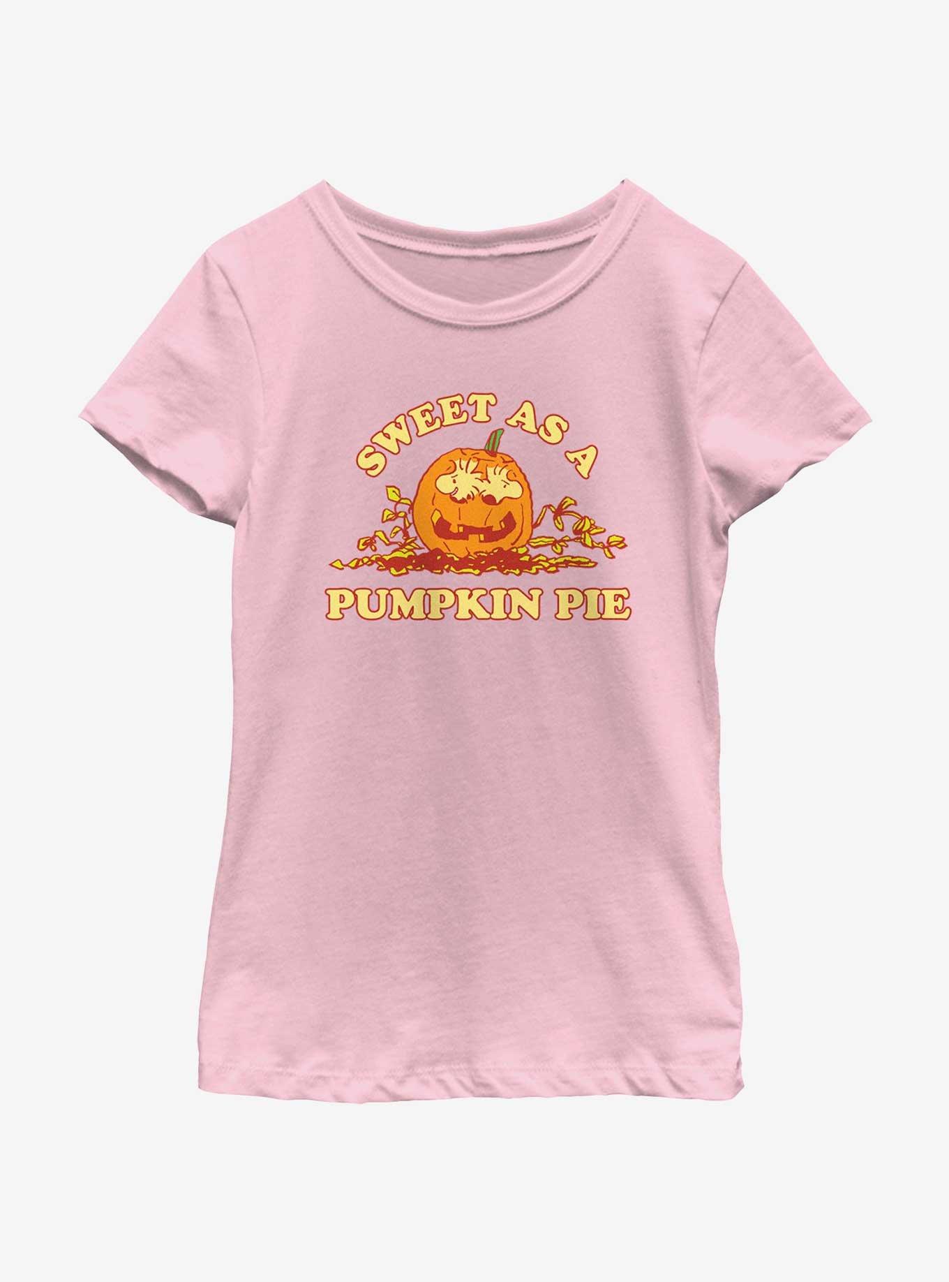 Peanuts Sweet As A Pumpkin Pie Youth Girls T-Shirt, , hi-res