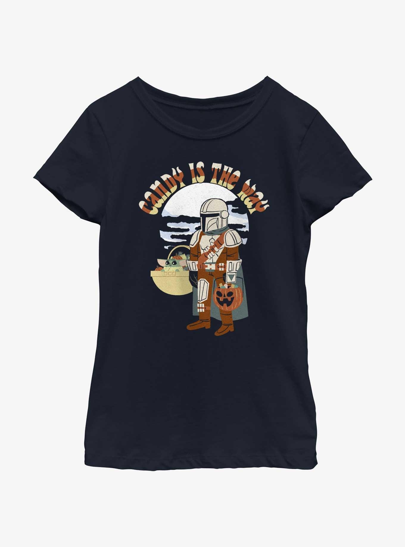 Star Wars The Mandalorian Candy Is The Way Youth Girls T-Shirt, , hi-res