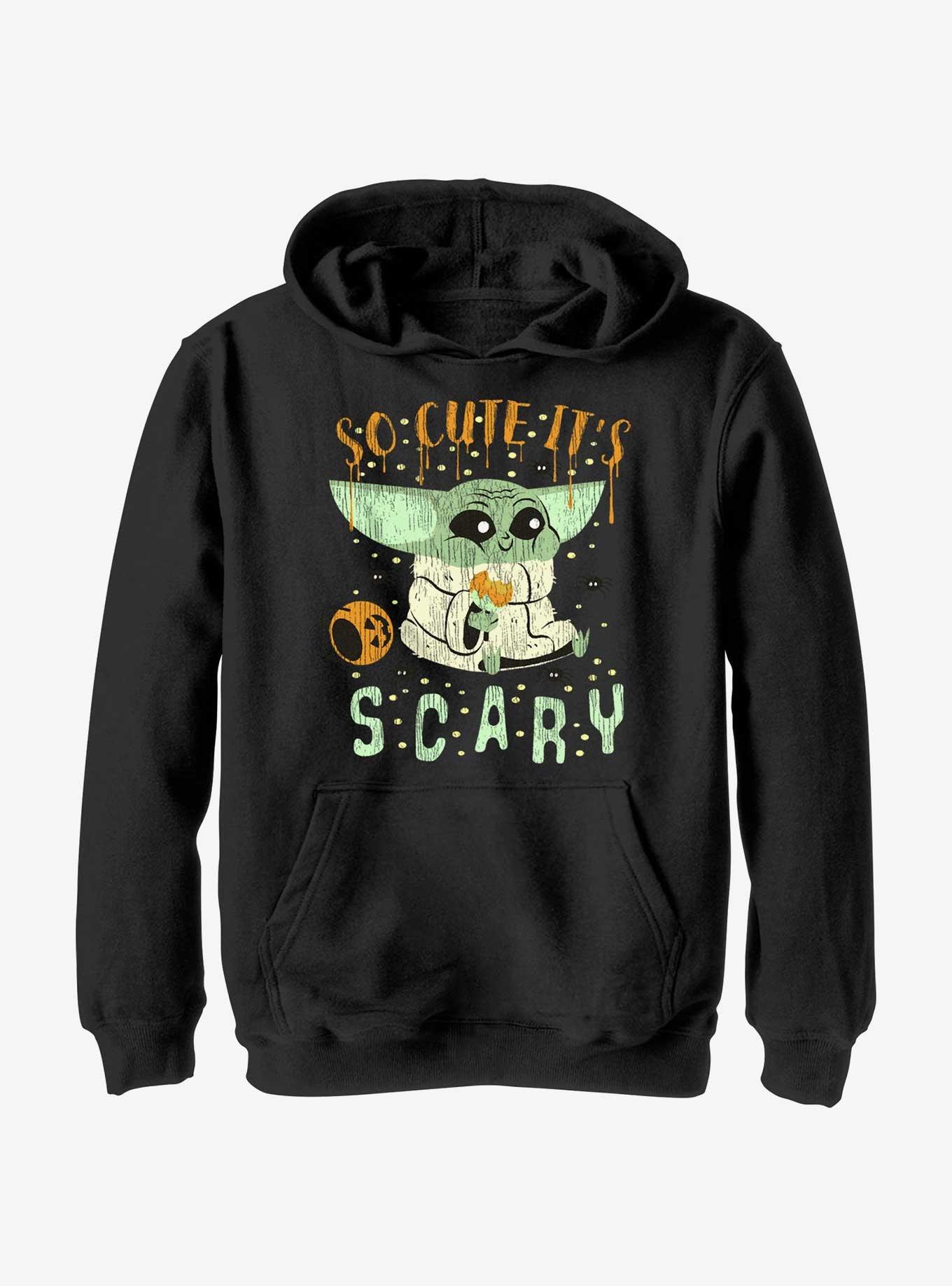 Star Wars The Mandalorian So Cute It's Scary Grogu Youth Hoodie, , hi-res