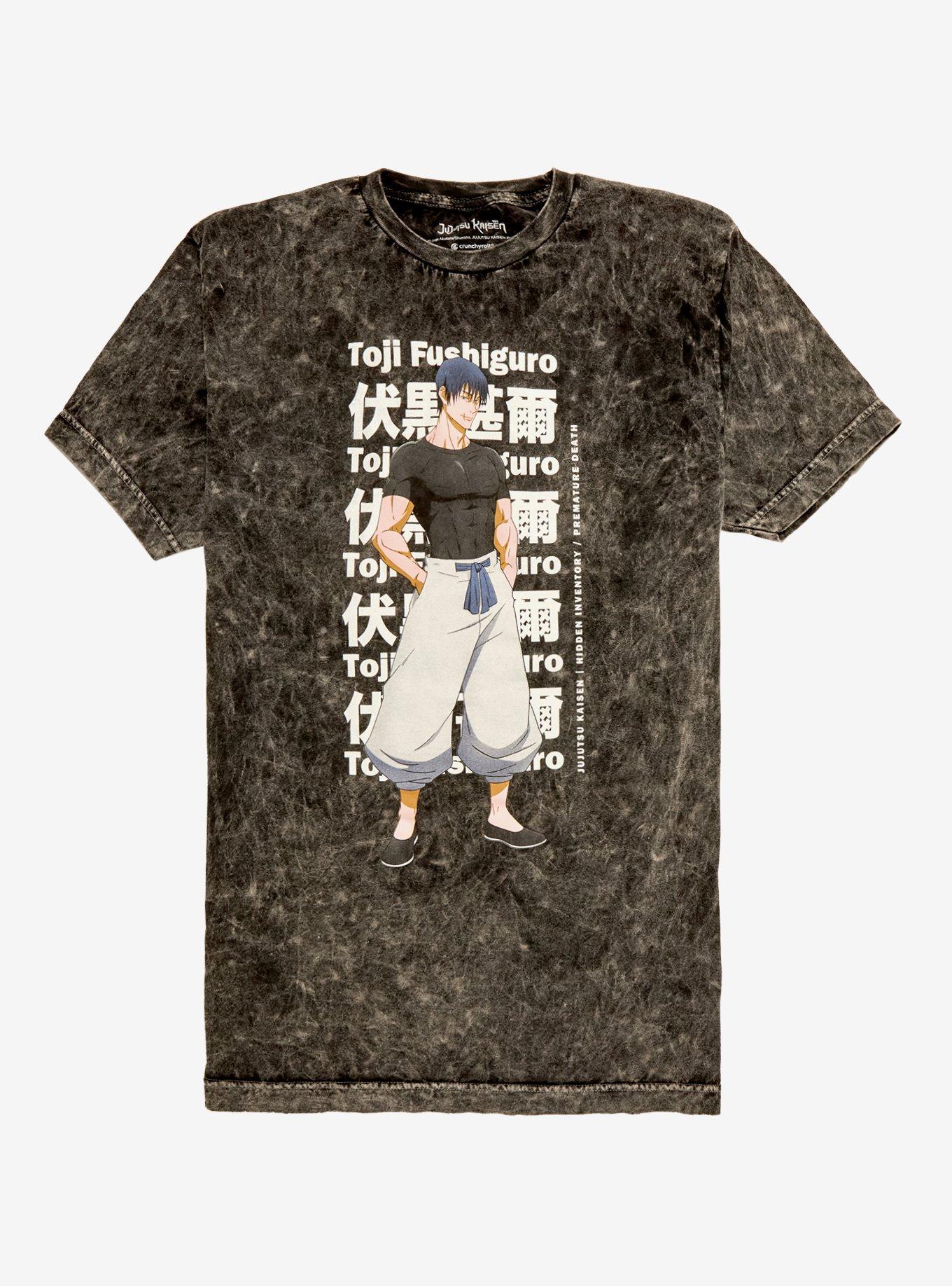 Jujutsu Kaisen Toji Fushiguro Mineral Wash T-Shirt