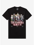 Demon Slayer: Kimetsu No Yaiba The Hashira Group T-Shirt, BLACK, hi-res