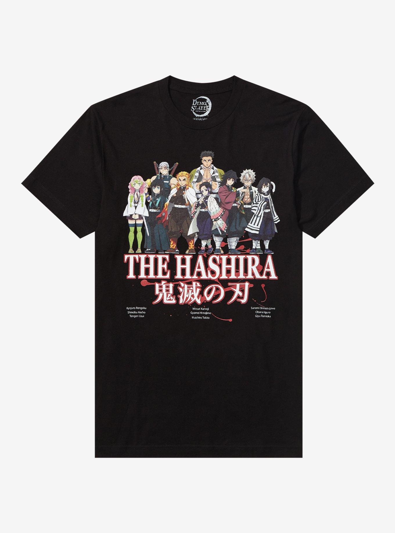 Demon Slayer: Kimetsu No Yaiba The Hashira Group T-Shirt, BLACK, hi-res