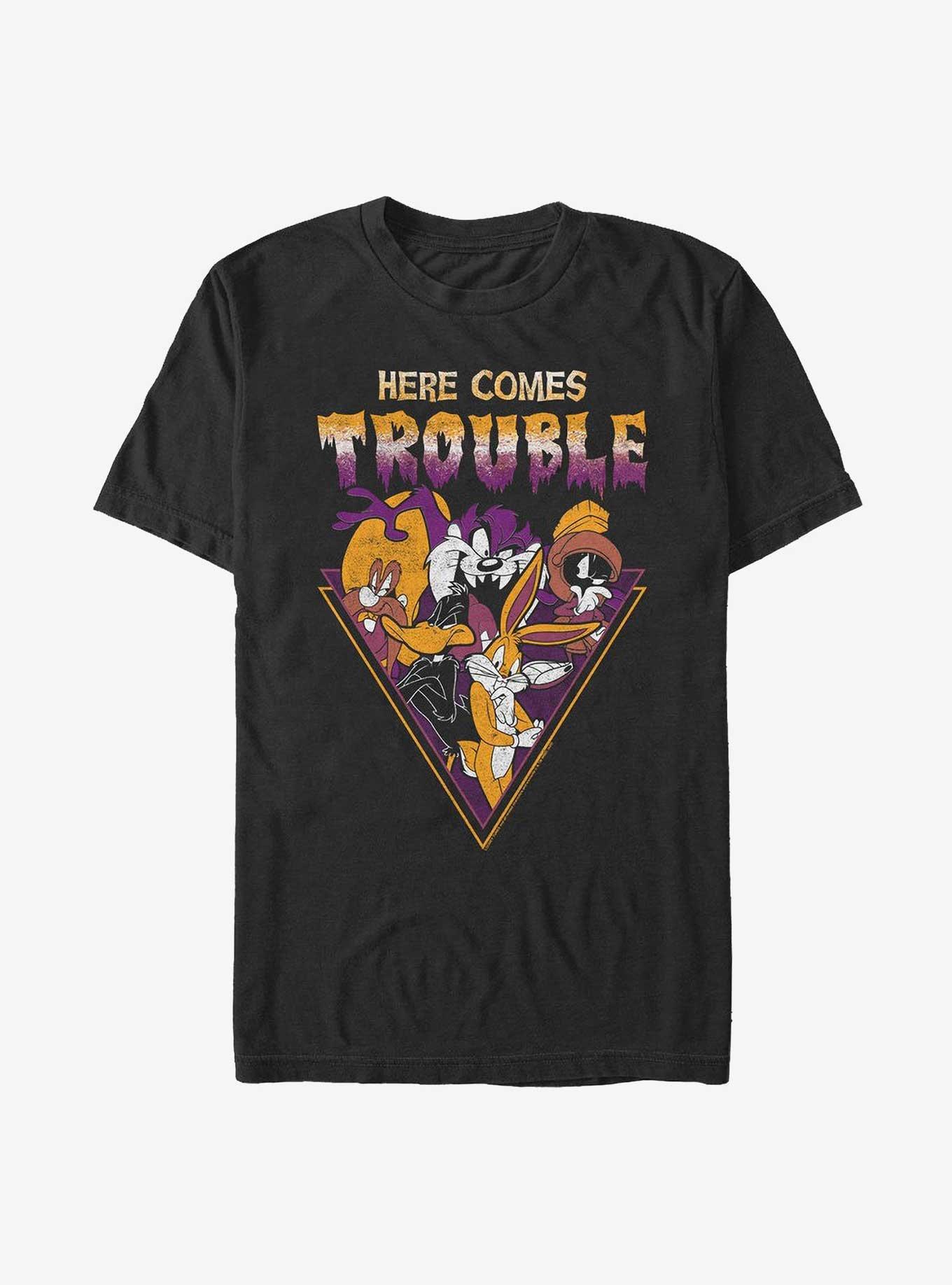Looney Tunes Here Comes Trouble Halloween T-Shirt