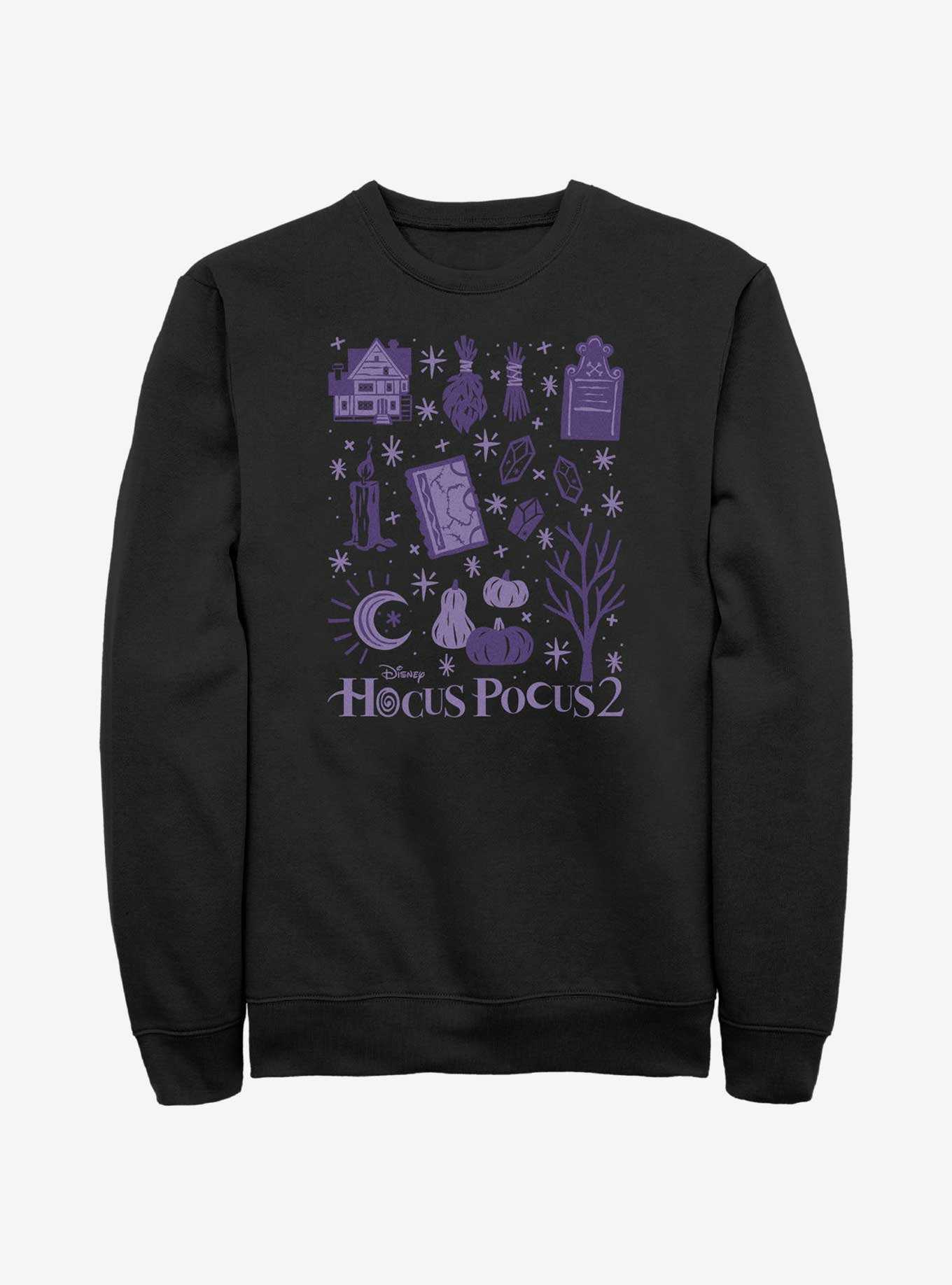 Disney Hocus Pocus Witchy Items Sweatshirt, , hi-res