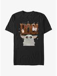 Star Wars The Mandalorian Boo Ghost Grogu T-Shirt, BLACK, hi-res