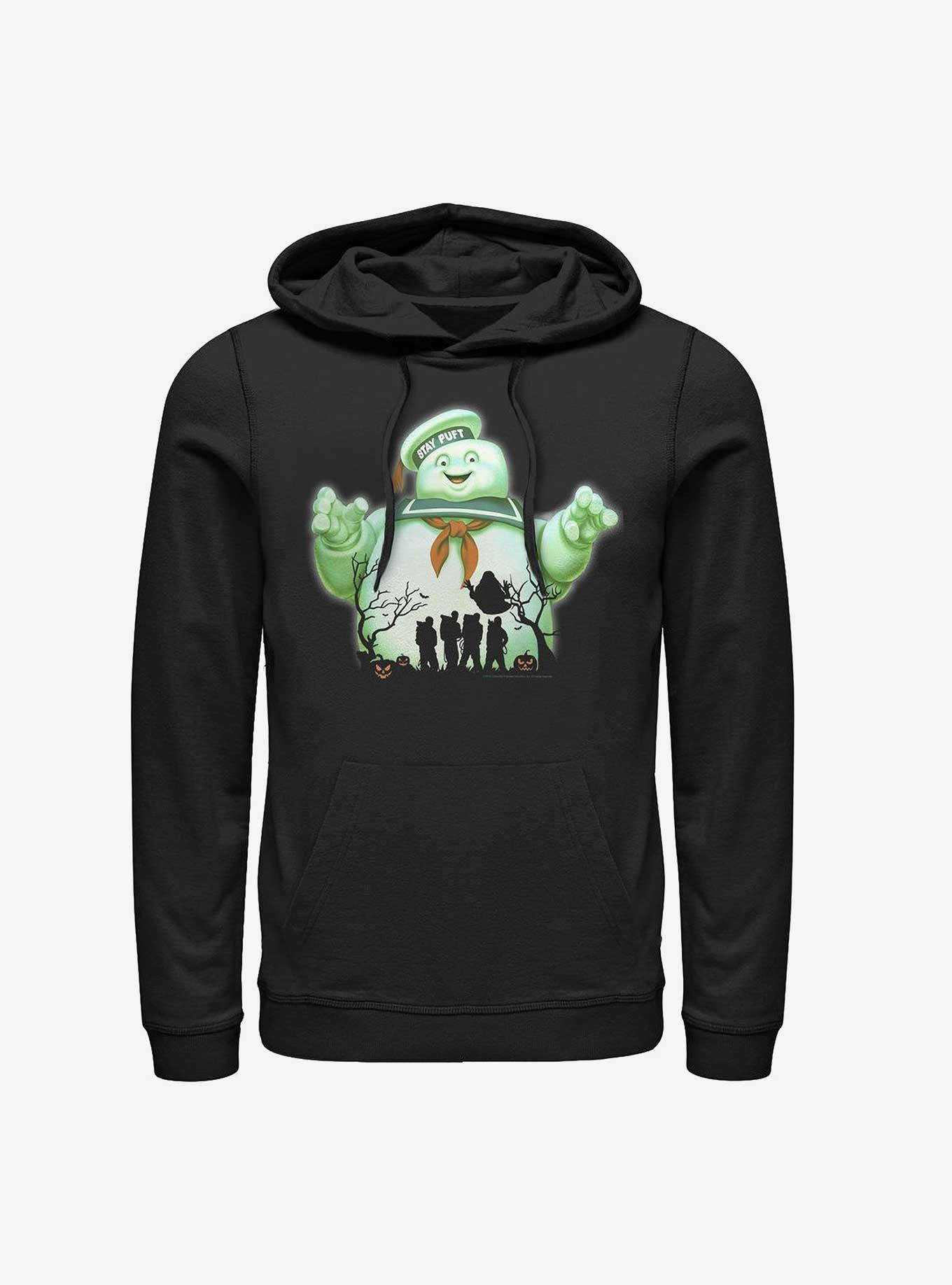 Ghostbusters Halloween Stay Puft Haunt Hoodie BLACK BoxLunch