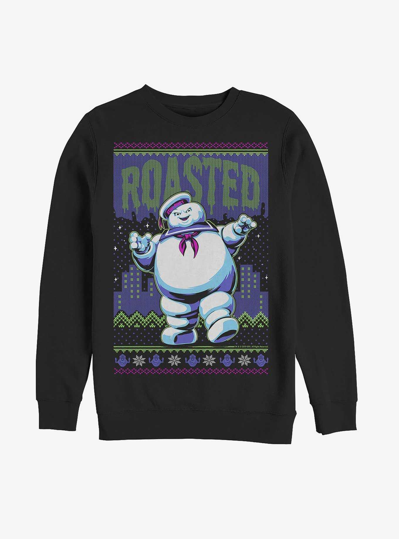 Ghostbusters Roasted Stay Puft Ugly Sweater Pattern Sweatshirt, , hi-res